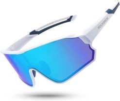 Okulary sportowe TR90 UV400 z polaryzacją ROCKBROS. Brązowe okulary przeciwsłoneczne męskie ROCKBROS. Za 125.00 zł.