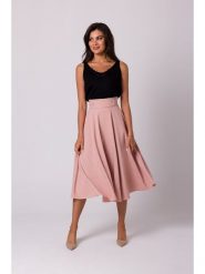 Be Wear Spódnica w kolorze jasnoróżowym rozmiar: XXL. Różowe spódniczki damskie Be Wear, xxl, bez wzorów, midi, rozkloszowane. Za 169.45 zł.