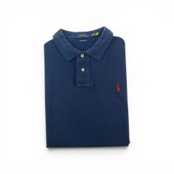 Second life - Koszulka Polo męska z krótkim rękawem - Stan bardzo dobry. Niebieskie koszulki polo męskie Ralph Lauren, l, bez wzorów, bez ramiączek. Za 127.76 zł.