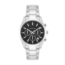 Spears & Walker Zegarek na reke ze stali nierdzewnej w kolorze srebrnym Zegarki 1 ct Męskie. Szare, analogowe zegarki męskie Spears & Walker, srebrne. Za 609.99 zł.