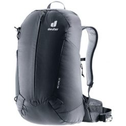 Plecak z siatką dystansową Deuter AC Lite 23 - black. Brązowe plecaki damskie Deuter, bez wzorów, z materiału, klasyczne. Za 428.99 zł.
