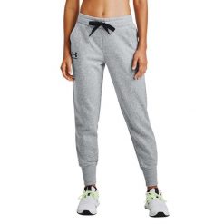 Spodnie Do Biegania Rival Fleece Dla Kobiet. Szare spodnie dresowe damskie Under Armour, bez wzorów. Za 343.99 zł.