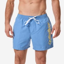 Spodenki surfingowe męskie Quiksilver Til krótkie 15". Niebieskie kąpielówki męskie Quiksilver, m, bez wzorów, z poliesteru. Za 179.99 zł.