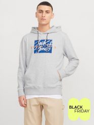 Jack & Jones Bluza w kolorze szarym rozmiar: XXL. Szare bluzy z kapturem męskie Jack & Jones, xxl. Za 47.94 zł.