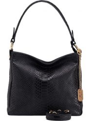 Anna Morellini Skórzana torebka "Dania" w kolorze czarnym - 29 x 24 x 8 cm rozmiar: onesize. Czarne torebki klasyczne damskie Anna Morellini, bez wzorów, z materiału, bez dodatków. Za 257.92 zł.