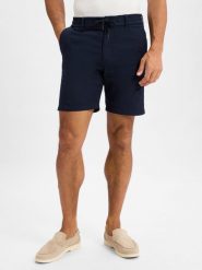 BOSS Orange Szorty Mężczyźni niebieski, 31. Niebieskie szorty męskie Boss Orange, bez kołnierzyka. Za 429.95 zł.