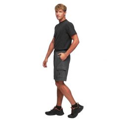 Męskie Spodenki Bajadilla. Szare szorty męskie Alpinus, z bawełny, bez kołnierzyka. Za 265.99 zł.