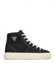 Guess Jeans Tenisówki CWBEO-GJ202505163 Czarny. Czarne trampki i tenisówki damskie Guess Jeans, z aplikacjami, z jeansu. Za 219.99 zł.
