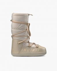 Inuikii Mountain Boot High Sand Śniegowce damskie. Brązowe śniegowce damskie Inuikii, z materiału, przed kolano. Za 719.99 zł.