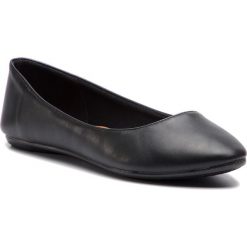 Baleriny JENNY FAIRY W16SS061-1. Czarne baleriny damskie Jenny Fairy, bez wzorów, ze skóry ekologicznej, bez obcasa. Za 49.99 zł.