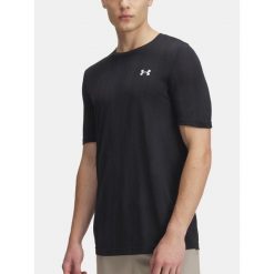 T-Shirt Męski Sportowy Under Armourvanish Seamless. Czarne t-shirty męskie Under Armour, m, bez wzorów, bez kołnierzyka. W wyprzedaży za 126.79 zł.