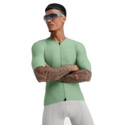 Męska ultralekka koszulka rowerowa Kolarstwo Siroko SRX Stage. Zielone t-shirty sportowe męskie SIROKO, m, z elastanu, bez ramiączek, rowerowe. Za 466.00 zł.