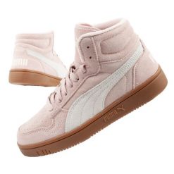 Buty sportowe damskie Puma Reb-L Mid. Białe buty sportowe na co dzień damskie Puma, bez wzorów. Za 99.00 zł.