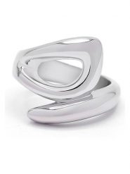 MOODE Pierścionek "Abby" rozmiar: 54. Szare pierścionki damskie MOODE, ze stali. Za 43.99 zł.