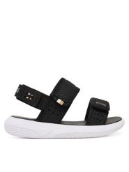 BOSS Sandały J52823 S Czarny. Czarne sandały chłopięce Boss, ze skóry, bez zapięcia. Za 459.99 zł.