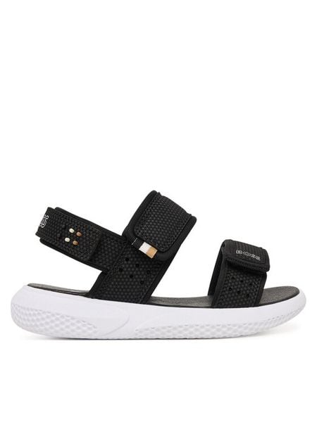 BOSS Sandały J52823 S Czarny. Czarne sandały chłopięce Boss, ze skóry, bez zapięcia. Za 459.99 zł.