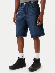 G-Star Raw Szorty jeansowe Deeggie D28474-D536 Niebieski Regular Fit. Niebieskie szorty męskie G-Star Raw, z bawełny, bez kołnierzyka. Za 279.99 zł.