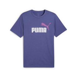Puma Koszulka Ess 2 Color No.1 Logo 68470846. Niebieskie t-shirty sportowe męskie Puma, l, z bawełny, bez ramiączek. Za 69.30 zł.