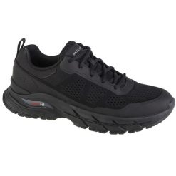 Buty do chodzenia męskie, Skechers Arch Fit Baxter - Pendroy. Czarne buty sportowe na co dzień męskie Skechers, z gumy, bez zapięcia, trekkingowe. Za 437.00 zł.