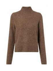 BOSS Sweter z zawartością kaszmiru - Fubrina Kobiety brązowy, M. Brązowe swetry klasyczne damskie Boss, m, z kaszmiru, bez kołnierzyka. Za 599.95 zł.