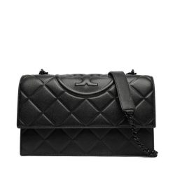 Torebka Tory Burch. Czarne listonoszki damskie Tory Burch, bez wzorów, bez dodatków. Za 3,209.00 zł.