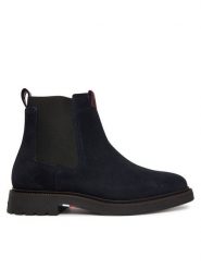 Tommy Hilfiger Sztyblety Comfort Lwt FM0FM05592 Granatowy. Niebieskie sztyblety męskie Tommy Hilfiger, ze skóry, bez zapięcia. Za 449.99 zł.