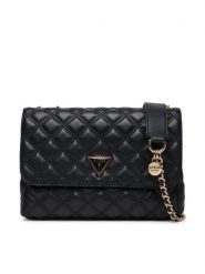 Guess Torebka Giully II HWQG96 73200 Czarny. Czarne torebki klasyczne damskie Guess, z aplikacjami, ze skóry, bez dodatków. Za 462.99 zł.