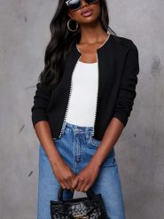 Milan Kiss Kardigan w kolorze czarnym rozmiar: S. Czarne kardigany damskie Milan Kiss, s, bez wzorów. Za 187.07 zł.