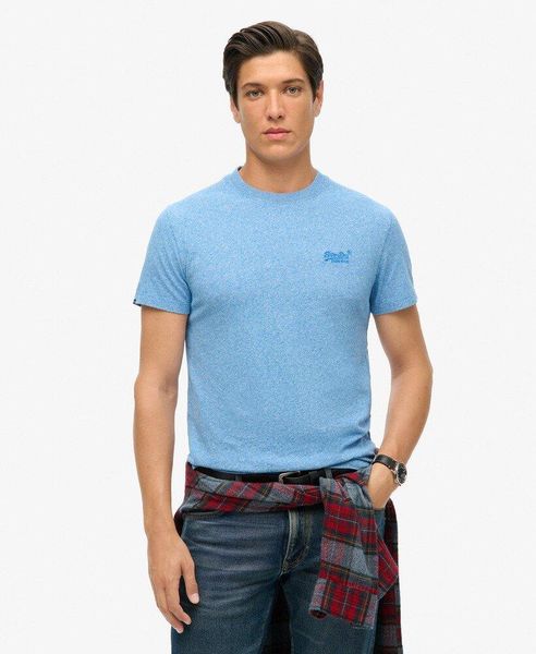 Koszulka z krótkim rękawem Superdry Vintage Logo Emb. Niebieskie t-shirty damskie Superdry., xl, bez wzorów, z bawełny, bez ramiączek. Za 321.99 zł.