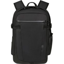 Plecak American Tourister Upventure 15.6. Czarne plecaki damskie AMERICAN TOURISTER, bez wzorów, z tkaniny. Za 269.99 zł.