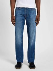 Lee Dżinsy "X Straight" - Regular fit - w kolorze niebieskim rozmiar: W32/L34. Niebieskie jeansy męskie Lee. Za 208.99 zł.