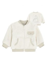 COOL CLUB Bluza w kolorze kremowym rozmiar: 86. Brązowe bluzy i bluzki niemowlęce COOL CLUB, bez wzorów, z jeansu, bez ramiączek, bez kaptura. Za 43.99 zł.