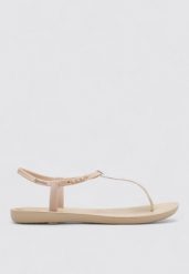 Sandały damskie Ipanema Class Classy. Brązowe sandały damskie Ipanema, bez wzorów, z gumy, bez obcasa. Za 79.99 zł.
