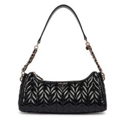 Torebka Guess. Czarne torebki klasyczne damskie Guess, z aplikacjami, bez dodatków. Za 659.99 zł.