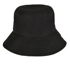 Regulowana Czapka Z Daszkiem. Czarne czapki z daszkiem damskie FLEXFIT, bez wzorów, z materiału. Za 115.99 zł.