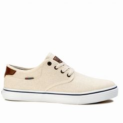 Buty męskie trampki sportowe Wrangler CALYPSO DERBY C MEN LOW. Białe trampki i tenisówki męskie Wrangler, bez wzorów, z jeansu, bez zapięcia. Za 179.00 zł.