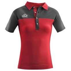 Damska koszulka polo Acerbis Belatrix. Czerwone bluzki sportowe damskie ACERBIS, l, bez wzorów, z bawełny, bez ramiączek. Za 172.00 zł.