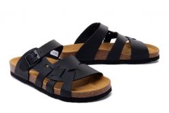 DR. BRINKMANN 700565-1 schwarz, klapki profilaktyczne damskie. Czarne klapki damskie Dr. Brinkmann, bez wzorów, bez obcasa. Za 204.90 zł.