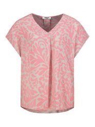 Sublevel Bluzka w kolorze jasnoróżowo-białym rozmiar: L. Białe bluzki damskie Sublevel, l, bez wzorów, z wiskozy, klasyczne, bez kołnierzyka, bez ramiączek. Za 43.99 zł.