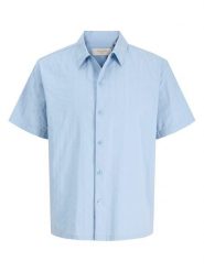 Jack & Jones Koszula "Riviera" w kolorze błękitnym rozmiar: XL. Niebieskie koszule męskie Jack & Jones, xl, bez wzorów, z bawełny, bez kołnierzyka, bez ramiączek. Za 89.95 zł.