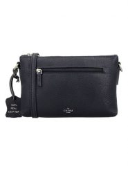 Charm Skórzana torebka w kolorze granatowym - 22 x 14 x 7 cm rozmiar: onesize. Niebieskie torebki klasyczne damskie Charm, bez wzorów, z materiału, bez dodatków. Za 195.99 zł.