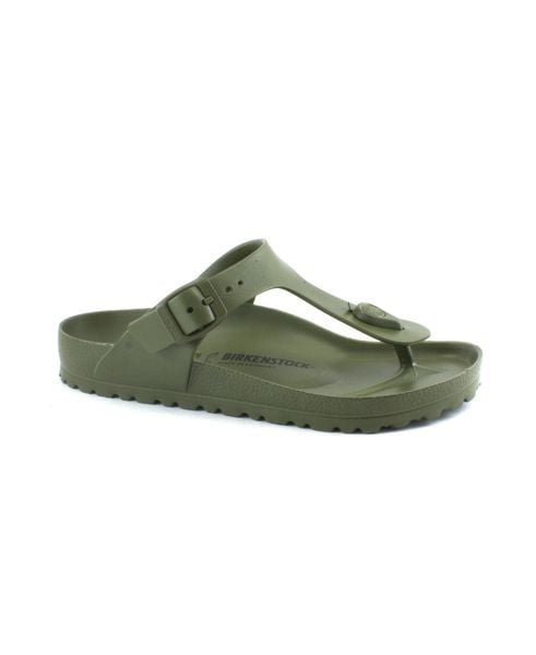 Klapki Birkenstock Gizeh Eva Dorosłych. Zielone klapki i japonki męskie Birkenstock, z materiału. Za 253.05 zł.