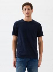 T-SHIRT MĘSKI GAP KOSZULKA 842063-20-XS. Niebieskie t-shirty sportowe męskie GAP, m, z bawełny, bez ramiączek, na fitness i siłownię. Za 89.00 zł.