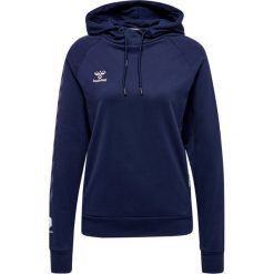 Damska bawełniana bluza z kapturem Hummel Move Grid. Niebieskie bluzy sportowe damskie HUMMEL, m, z bawełny. Za 251.50 zł.