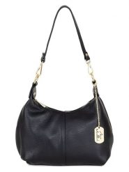 Anna Morellini Skórzana torebka "Savina" w kolorze czarnym - 24 x 17 x 10 cm rozmiar: onesize. Czarne torebki klasyczne damskie Anna Morellini, bez wzorów, z materiału, bez dodatków. Za 282.99 zł.