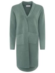 Zwillingsherz Kardigan "Jessi" w kolorze zielonym rozmiar: L/XL. Zielone kardigany damskie Zwillingsherz, l, bez wzorów. Za 184.02 zł.