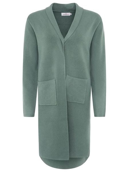 Zwillingsherz Kardigan "Jessi" w kolorze zielonym rozmiar: L/XL. Zielone kardigany damskie Zwillingsherz, l, bez wzorów. Za 184.02 zł.