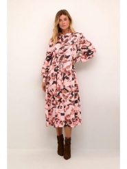 Cream Sukienka "Elena" w kolorze czarno-jasnoróżowym rozmiar: 40. Różowe sukienki damskie Cream, na co dzień, bez wzorów, z wiskozy, bez kołnierzyka, bez ramiączek, midi, proste. Za 161.73 zł.