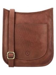 HIDE & STITCHES Skórzana torebka "Jura" w kolorze jasnobrązowym - 20 x 21 x 8 cm rozmiar: onesize. Brązowe torebki klasyczne damskie HIDE & STITCHES, bez wzorów, z materiału, bez dodatków. Za 217.99 zł.