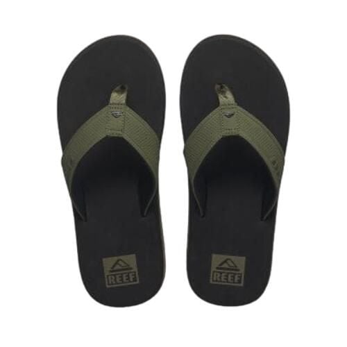 Męskie klapki Reef The Layback. Czarne klapki i japonki męskie Reef, z materiału. Za 314.99 zł.